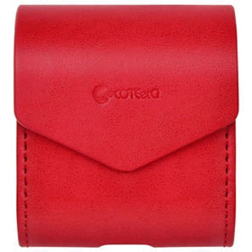Чехол для наушников COTEetCI Magnet PU Case with Hook Red for AirPods