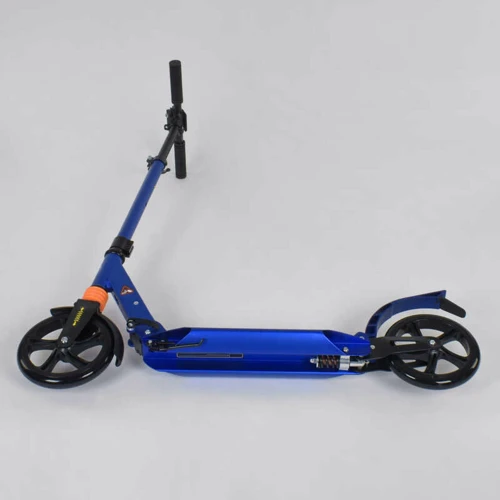 Самокат алюмінієвий Best Scooter c PU колесами і 2 аммортизаторами Blue (85027): Максимальне допустиме навантаження, кг 100