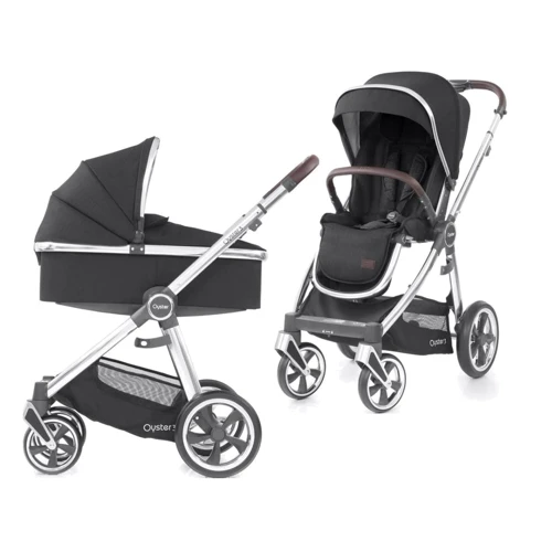 Універсальна коляска 2 в 1 BabyStyle Oyster 3 2021 (Caviar / Mirror)