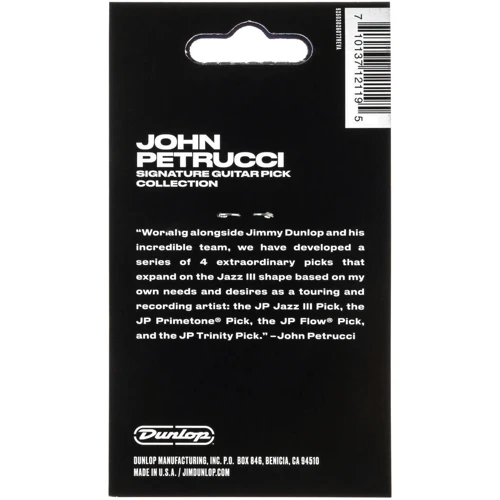 Медиатор Медиатор DUNLOP JOHN PETRUCCI SIGNATURE PICK VARIETY PACK: Форма медиатора Jazz