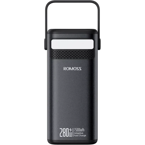 Зовнішній акумулятор Romoss Power Bank 75000mAh PMT75 280W Black (PMT75-1E2-2113H/PMT75-1E2-2133H)