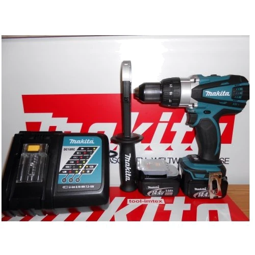 Шуруповерт аккумуляторный Makita BDF448RFE: Количество скоростей работы 2