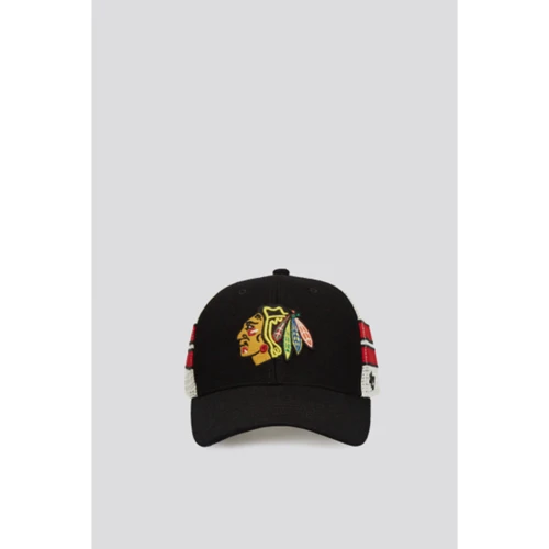 Чоловічі бейсболки 47 Brand Chicago Blackhawks Wilis Mesh чорна (H-WILIS04WMP-BK)
