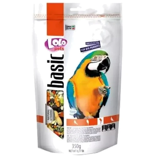 Полнорационный корм Lolopets Doypac для крупных попугаев 350 г (LO-70274)