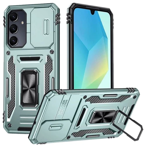 Чехол для телефонов Mobile Case Camshield Army Ring Light Green for Samsung A366 Galaxy A36 5G / A566 Galaxy A56 5G