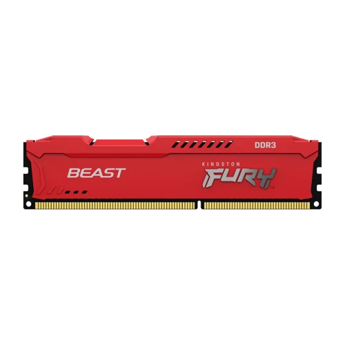Kingston FURY 8 GB (2x4GB) DDR3 1866 MHz Beast Red (KF318C10BRK2/8) фото 5