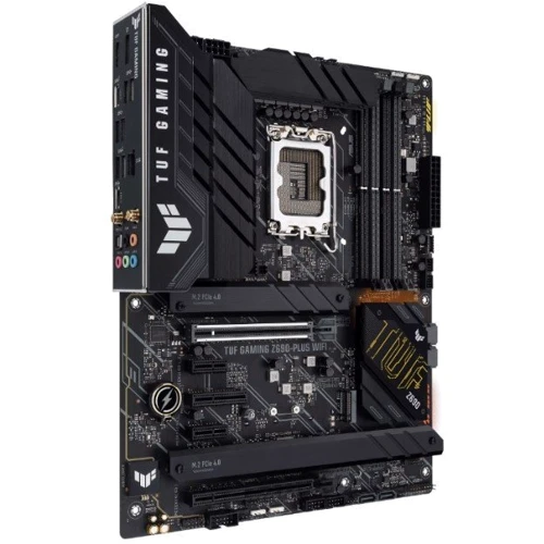 ASUS TUF GAMING Z690-PLUS WIFI: Разъемы на задней панели S/PDIF (Оптический), USB Type-C, DisplayPort, HDMI, USB 3.2 Gen 1, USB 3.2 Gen 2