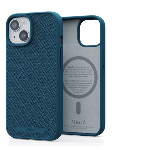 Чехол для iPhone Njord Fabric MagSafe Case Deep Sea (NA52FA01) for iPhone 15 Plus: Материалы Ткань