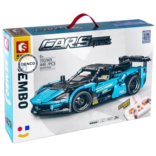 Радиоуправляемый конструктор Sembo Block Спортивный автомобиль, 440 деталей (701905): undefined undefined