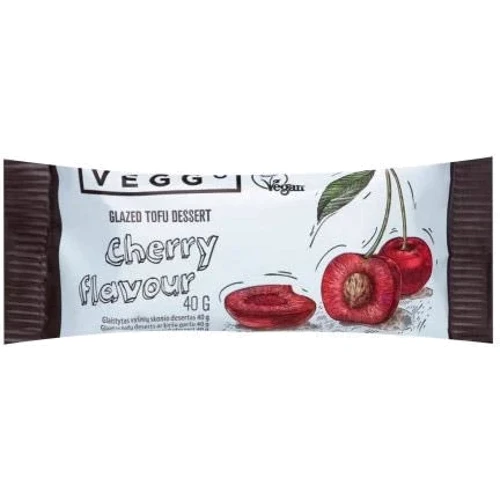 Батончик Veggo тофу глазурований зі смаком вишні 40 г (4779046470172)