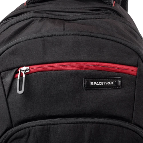 Мужской рюкзак Spacetrek черный (VT-18-214-black): Тип ручки Плечевой ремень, Короткая ручка