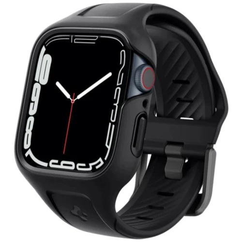 Аксесуар для Watch Spigen Liquid Air Pro Black для Apple Watch 45mm (ACS04182)