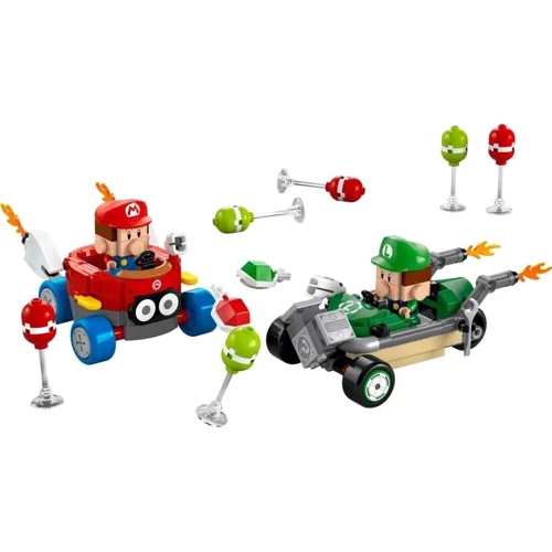 Конструктор LEGO Super Mario Kart Baby Mario vs. Baby Luigi 321 деталей (72034): Количество деталей, шт. 321