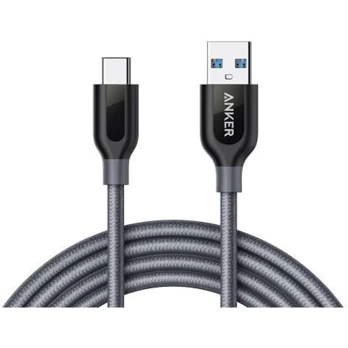 Кабель ANKER Cable USB-C to USB 3.0 Powerline+ V3 90cm Grey (A8168HA1)