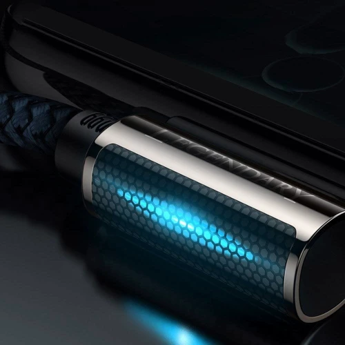 Кабель Baseus USB Cable to USB-C Legend Elbow 66W 1m Blue (CACS000403) фото 9