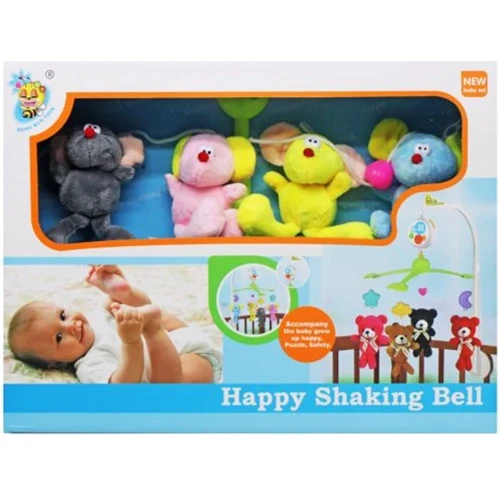 Мобиль музыкальный HENG RUN TOYS Разноцветные мышки (D153/152): Цвет разноцветный