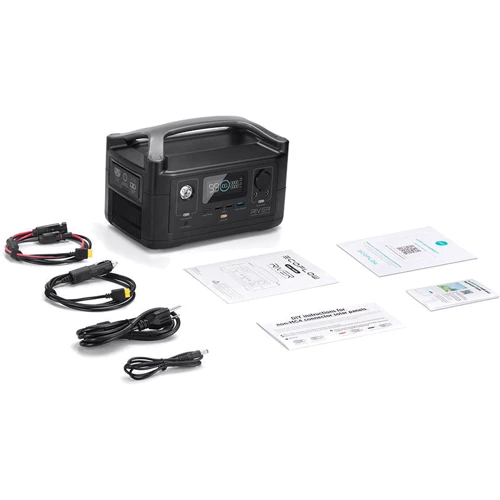 Зарядная станция EcoFlow RIVER 288Wh 600W (EFRIVER600-EU) UA: Особенности модели Чистая синусоида, Маленькие, Светильник, Wi-Fi, Управление со смартфона, Дисплей