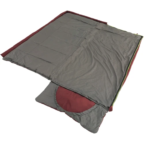 Спальный мешок Outwell Contour Lux Reversible/-3°C Red Right (230383): Материал внешней ткани 230T microfibre, 100% polyester