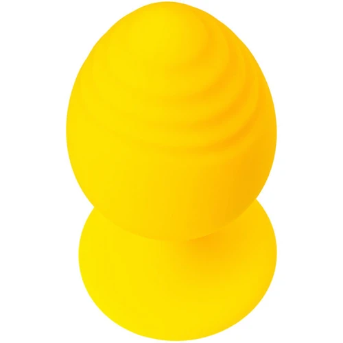 Анальная пробка ToDo Anal Plug Riffle (желтая)