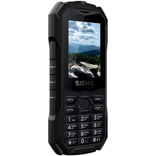 Мобильный телефон Sigma mobile X-treme PV68 Black (UA UCRF): Дисплей 2.4" (240x320)