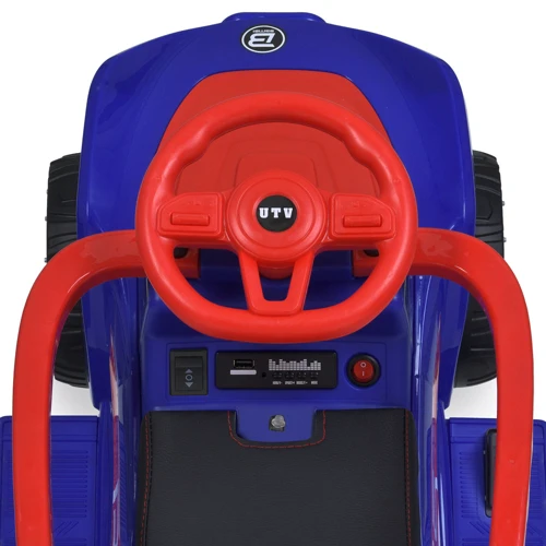 Детский электромобиль-толокар 2в1 Bambi сине-красный (M 5764EBLR-4-3)