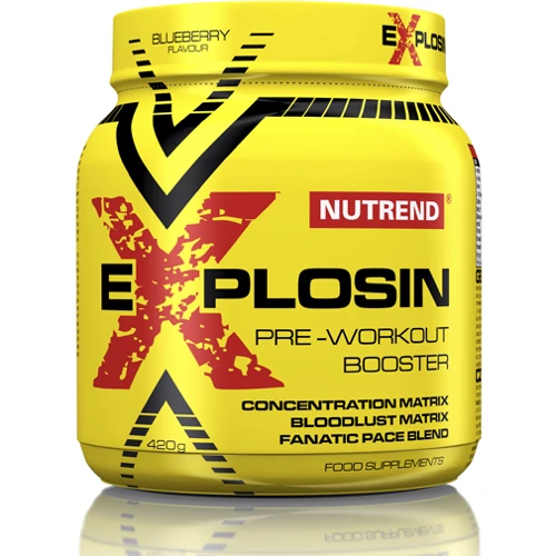 Предтренировочный комплекс Nutrend Explosin 420 g /46 servings/ Blueberries