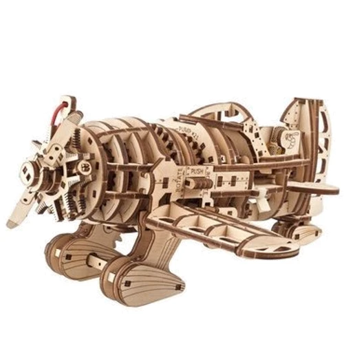 Механічний 3D пазл UGEARS Літак шалений шершень (70183): Вид военная, воздушная техника, корабли, поезда