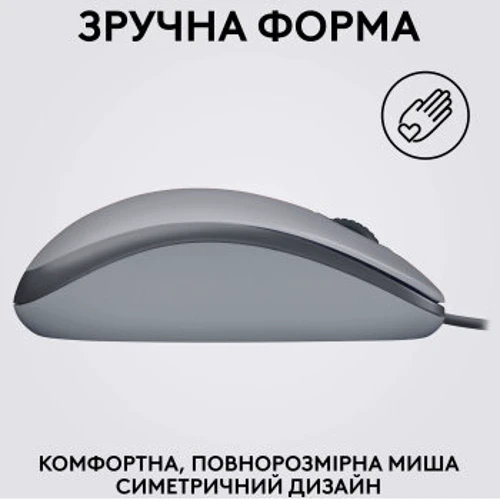 Мышь Logitech M110 Silent USB Mid Gray (910-006760): Максимальное разрешение сенсора, dpi 1000