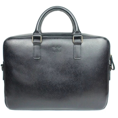 Сумка саквояж The Wings черная (TW-Briefcase-2-black-saf)