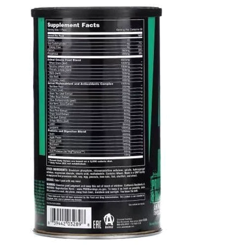 Universal Nutrition Animal Greens PAK 30 пакетиков