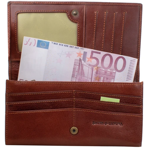 Жіночий гаманець Smith & Canova коричневий (FUL-28608-brown): Тип Гаманці
