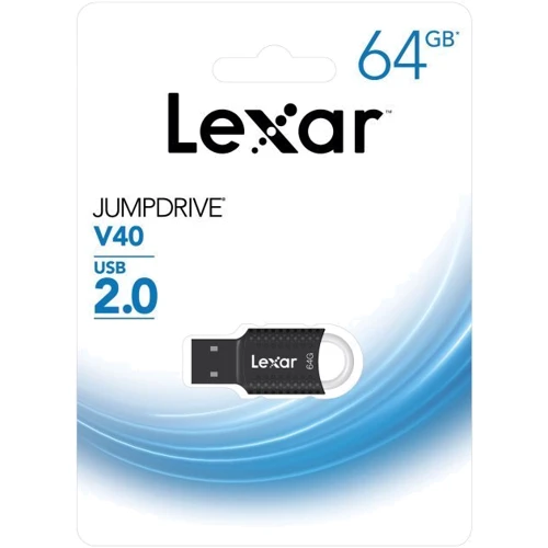 USB-флешка Lexar 64GB JumpDrive V40 USB 2.0 (LJDV40-64GAB) фото 4