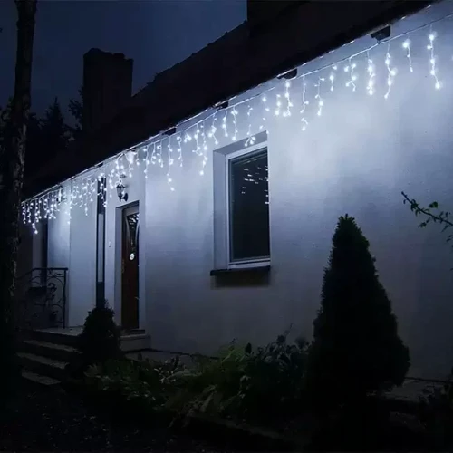 Гирлянда бахрома уличная (наружная) Springos 20 м 500 LED CL500 Cold White фото 8