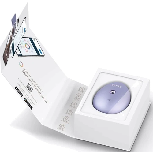 Электронный освежитель для увлажнения лица GESKE Facial Hydration Refresher 4 в 1 Purple (GK000057PL01) фото 6