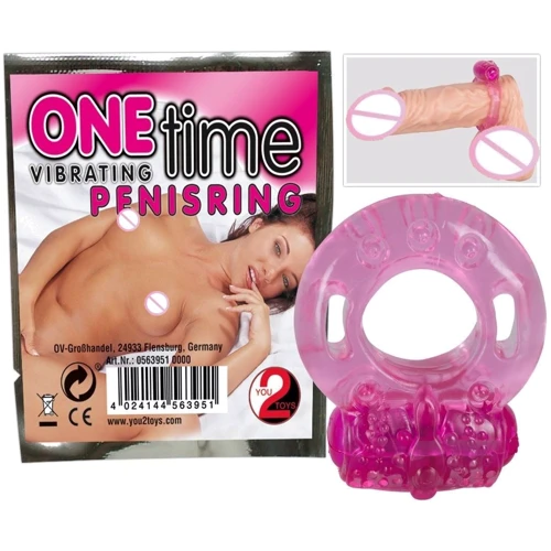 Ерекційне кільце з вібрацією One time, 563951: Виробник You2Toys