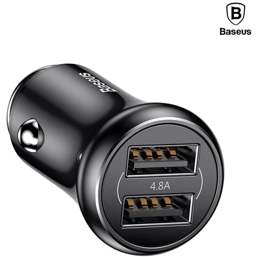 Зарядное устройство Baseus USB Car Charger 2xUSB Gentleman Black (CCALL-GB01): Количество USB-портов 2