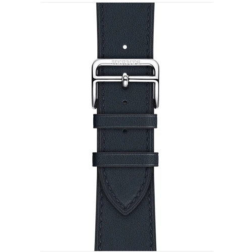 Apple Watch Series 3 Hermes 42mm GPS+LTE Stainless Steel Case with Indigo Swift Leather Single Tour (MQLQ2): Екран кольоровий / сенсорний / захисне скло Ion-X Glass Display