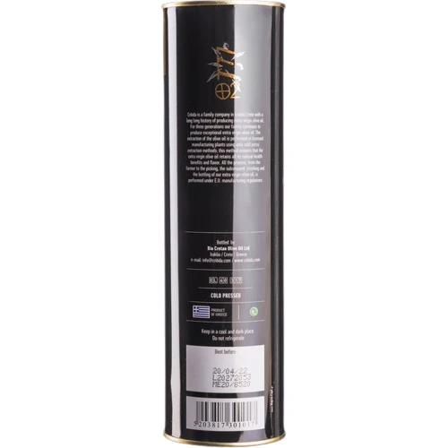Оливка оливкова Critida Messara PDO Extra Virgin 1 л (5203817301017): Об'єм 1000 мл