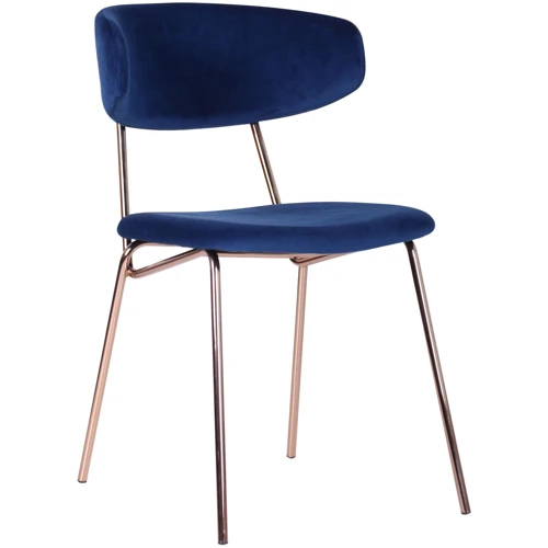 Стул AMF Alphabet B gold/royal blue (545705)
