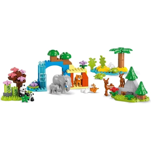 Конструктор LEGO DUPLO Town Семейства диких животных 3-в-1 92 детали (10446) фото 5