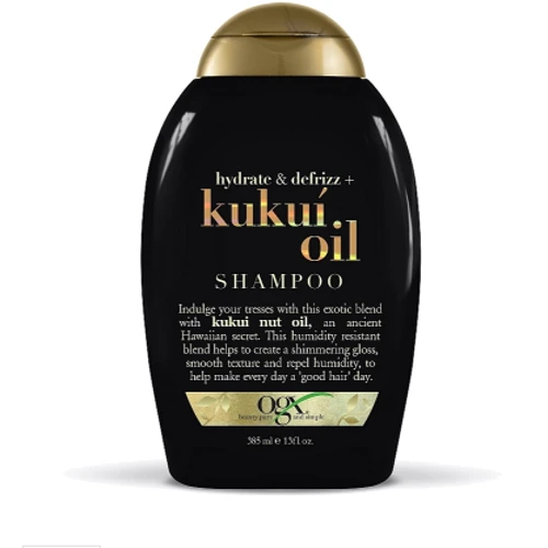 OGX Kukui Oil Shampoo Шампунь для увлажнения и гладкости волос с маслом гавайского ореха 385 ml