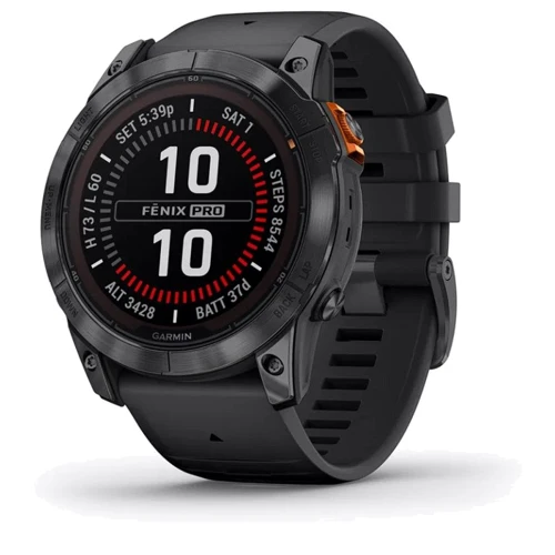 Смарт-часы Garmin Fenix 7X Pro Solar Slate Grey with Black Band (010-02778-01)