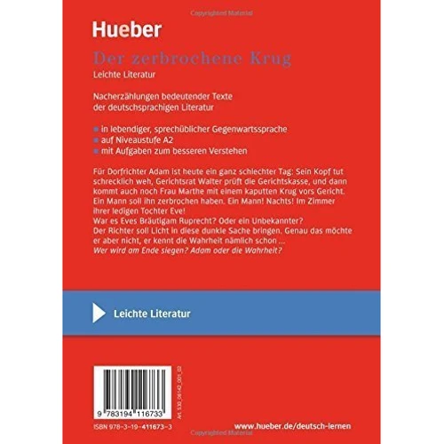 Leichte Literatur A2: Der Zerbrochene Krug: Виробник Hueber