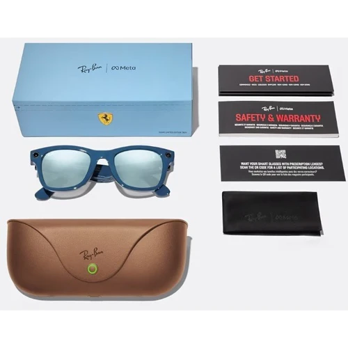 Смарт-окуляри Ray-Ban Meta Wayfarer Scuderia Ferrari Miami LTD size M (RW4006M F7016J 50-22) фото 7