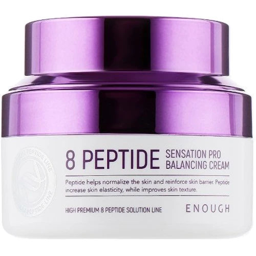 Enough 8 Peptide Sensation Pro Balancing Cream Антивозрастной крем для лица с пептидами 50 ml: Пол Для женщин