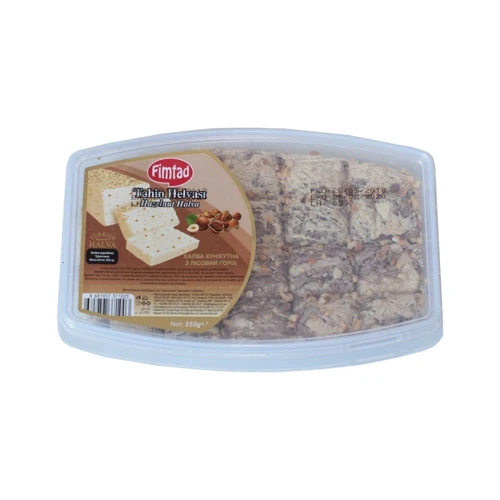 Халва FIMTAD кунжутна з какао та фундуком 350 г (8681957371003)