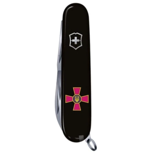 Мультитул Victorinox Climber Army 91мм/14функцій/чорний /Емблема ЗСУ (1.3703.3_W0010u): Кількість функцій 14