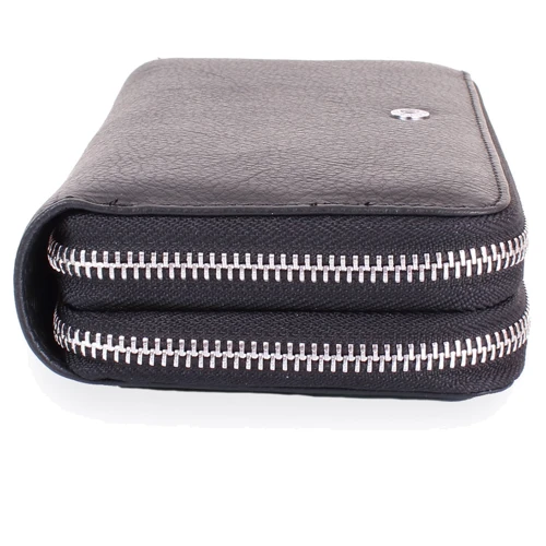 Чоловічий гаманець ST Leather Accessories чорний (NST127-black) фото 6