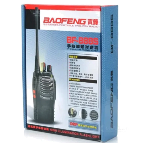 Радіостанція Baofeng BF-888S (2 шт) UHF: Вид носимая