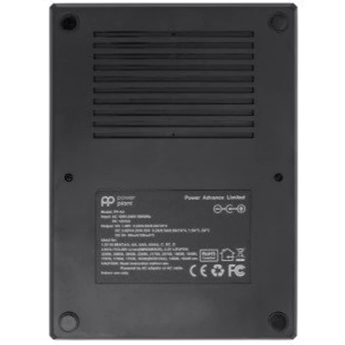 PowerPlant PP-A4 (Ni-MH,Cd,Li-ion,LiFePO4/input AC 100V-240V DC 12V) (AA620173): Сумісність Ni-MH/Cd, Li-ion, LiFePO4